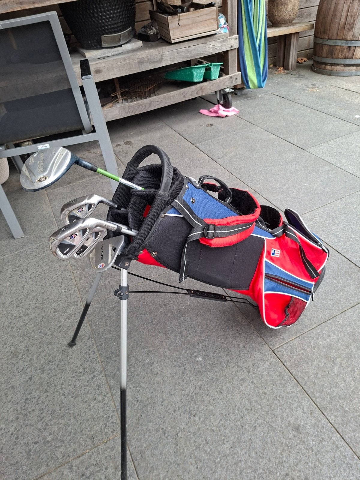 Golf setje usa kids golf, Sport en Fitness, Golf, Ophalen, Gebruikt, Set, Overige merken