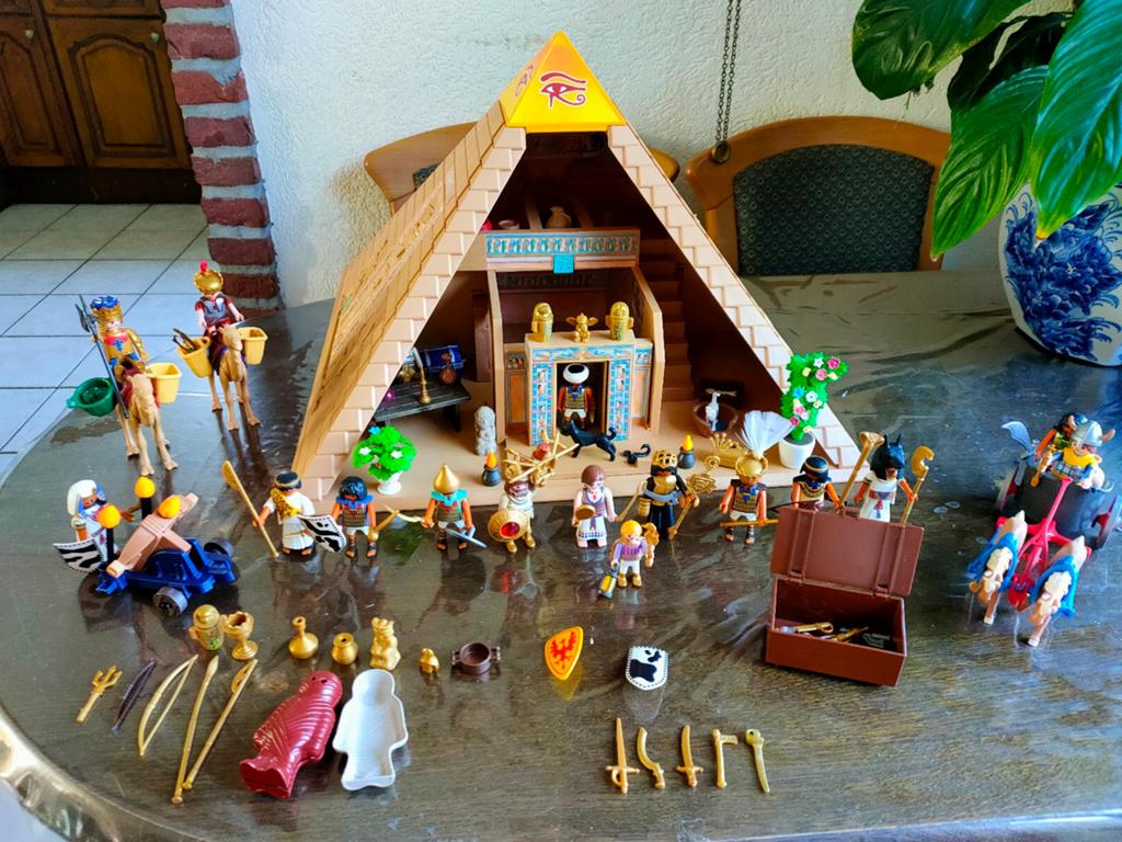 Playmobil Egyptische piramide, Ophalen