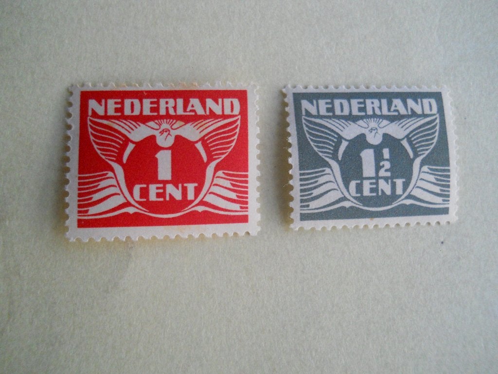 Nederland 1925 Vliegende duif Nvph.170 + 172 postfris, Postzegels en Munten, Postzegels | Nederland, Ophalen of Verzenden, T/m 1940