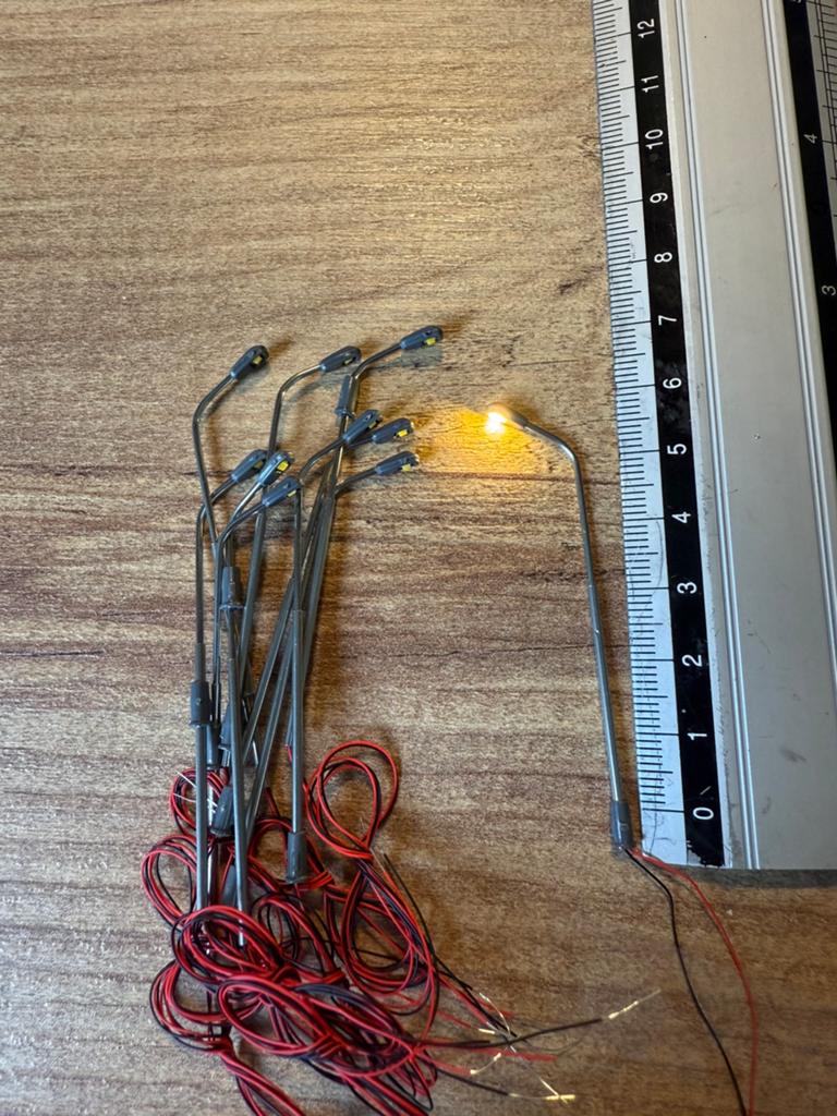 Lantaarnpalen | N schaal | 6cm | 10stk, Overige merken, Gelijkstroom, Verzenden, Overige typen