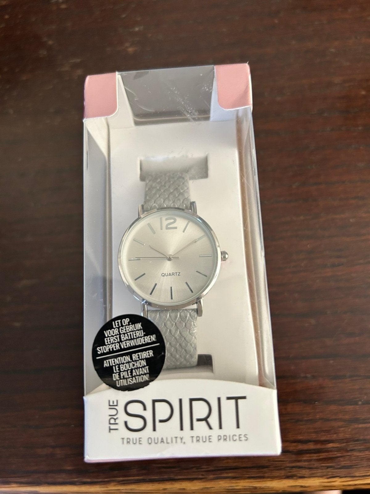 Nieuwe grijze horloge te koop, Sieraden, Tassen en Uiterlijk, Horloges | Dames, Ophalen of Verzenden, Zo goed als nieuw, Overige merken