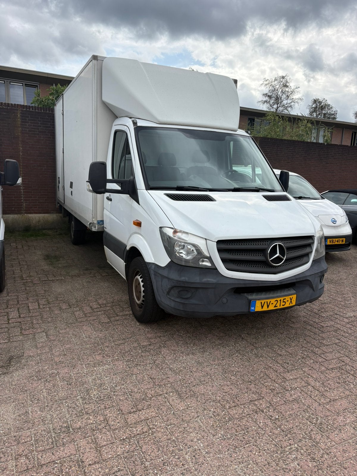 Mercedes-Sprinter 313 2.2 CDI AIRCO en elektrische klep., Auto's, Automaat, Euro 5, Stof, Wit