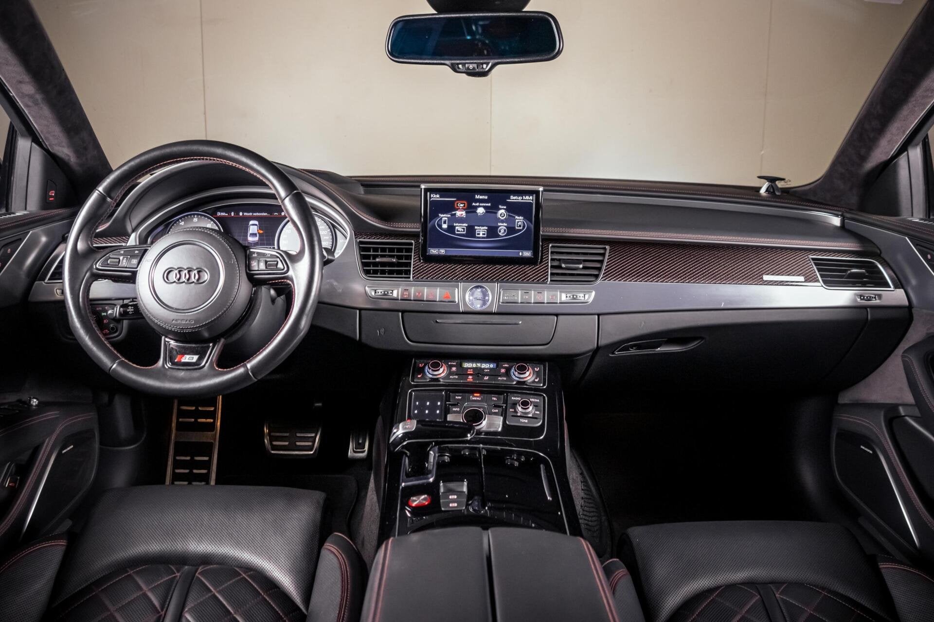 Audi S8 4.0 TFSI S8 plus|Keramisch|B&O|Matrix|Softclose|Nigh, Auto's, Automaat, Gebruikt, Adaptive Cruise Control, Zwart