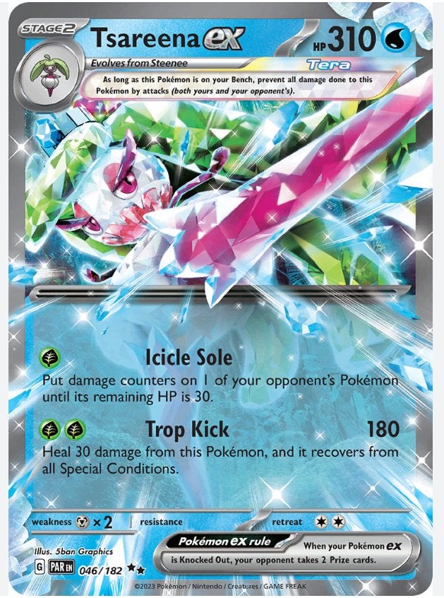 Tsareena EX 046 - Paradox Rift, Ophalen of Verzenden, Nieuw, Losse kaart, Foil