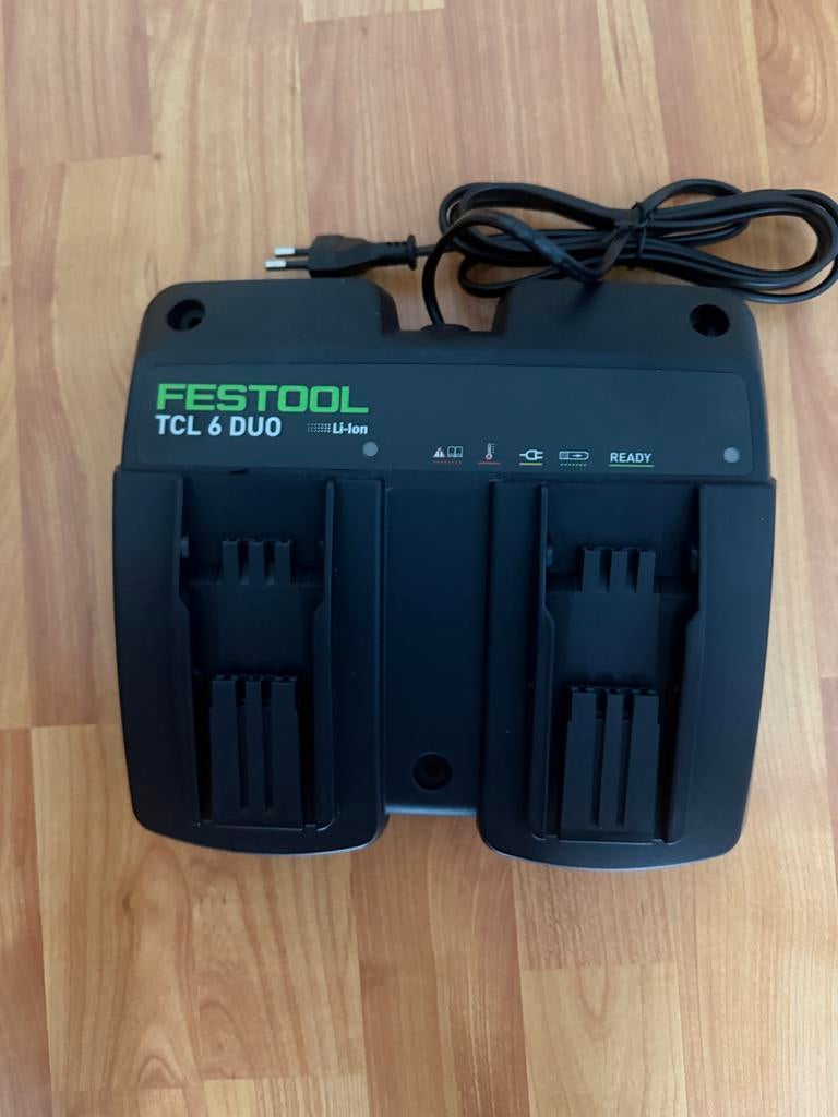 Festool TCL 6 DUO Li-ion Oplader, Ophalen of Verzenden, Nieuw, Minder dan 400 watt, Overige typen