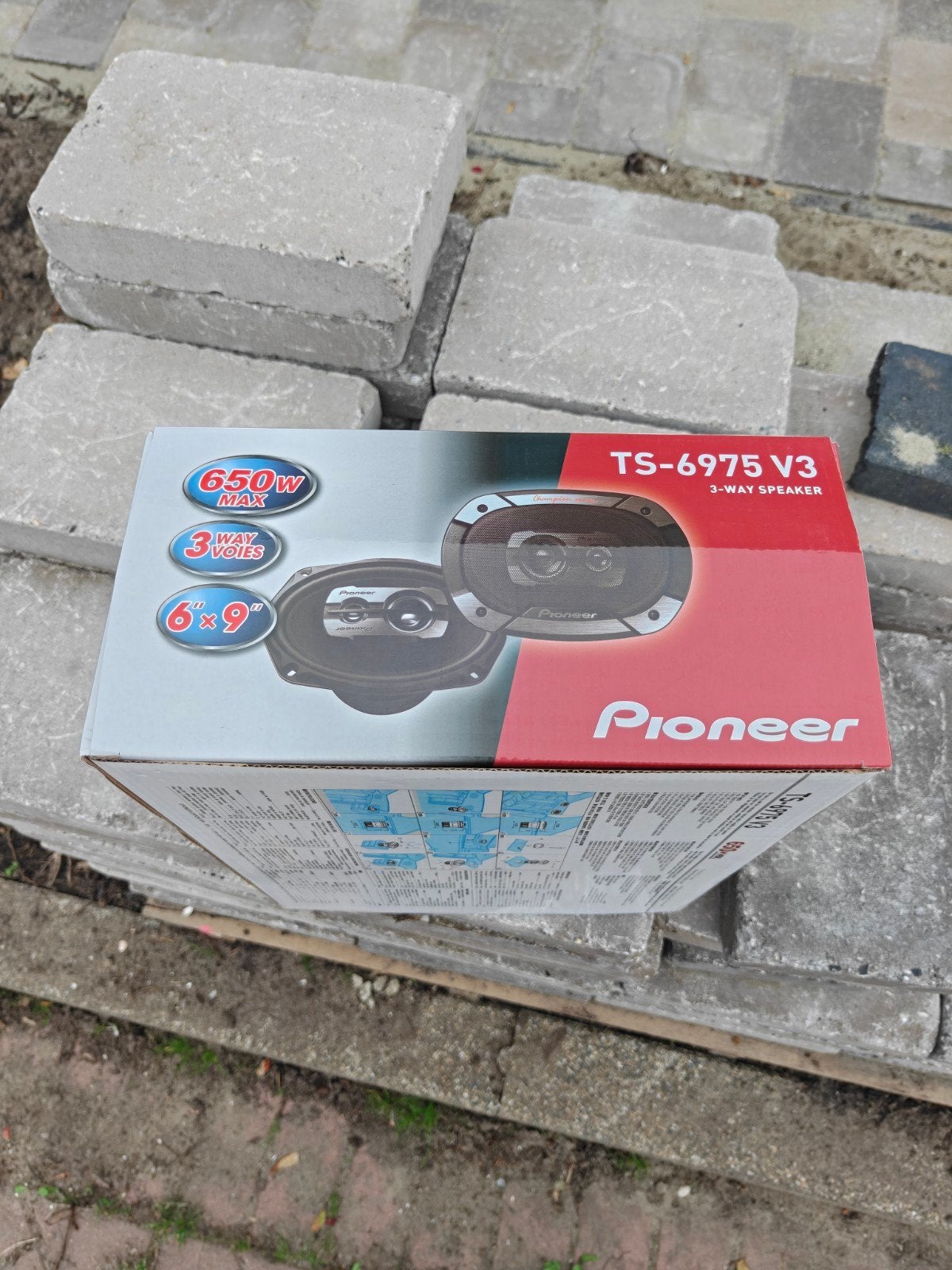 Pioneer 6x9" 3-weg autospeakers 650W, Ophalen of Verzenden, Nieuw