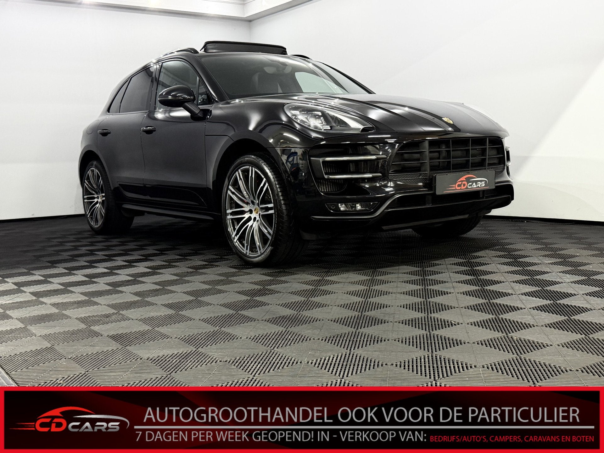 Porsche Macan 3.6 Turbo Panoramadak, Camera, Navi, Leder Bos, Auto's, Porsche, Automaat, Gebruikt, Euro 6, Vierwielaandrijving