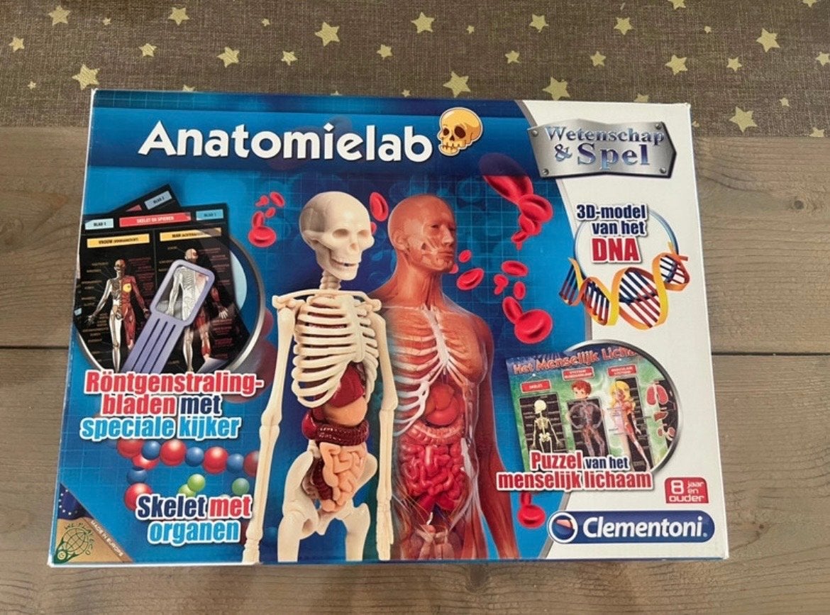 Clementoni Anatomielab: Ontdek het Menselijk Lichaam, Ophalen of Verzenden, Zo goed als nieuw, Ontdekken
