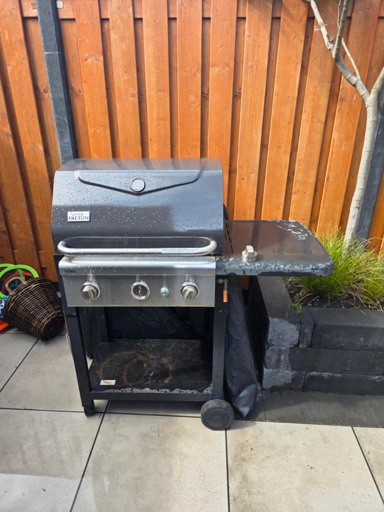 GRATIS Patton gas bbq, Tuin en Terras, Gasbarbecues, Ophalen of Verzenden, Gebruikt