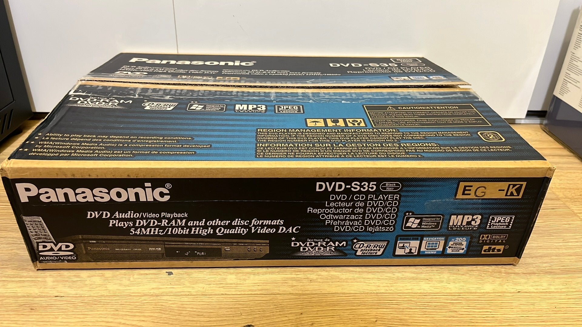 Nieuwe Panasonic DVD-S35 DVD/CD-speler, Audio, Tv en Foto, Dvd-spelers, Ophalen of Verzenden, Nieuw, Dvd-speler, Panasonic