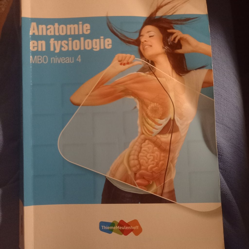 Anatomie en fysiologie MBO niveau 4, Boeken, Gelezen, ThiemeMeulenhoff, Ophalen of Verzenden, MBO