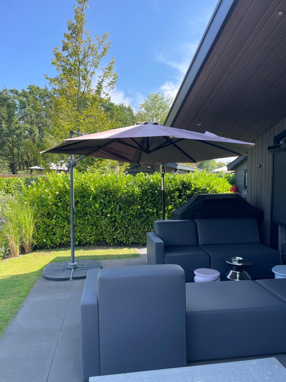 Grote parasol, Ophalen, Gebruikt, Zweefparasol