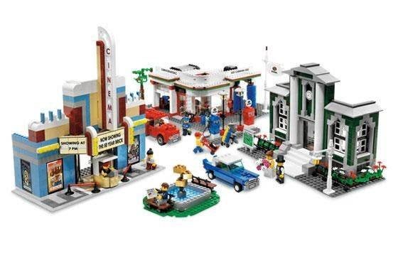 LEGO 10184 Town Plan, Ophalen of Verzenden, Gebruikt, Complete set, Overige thema's