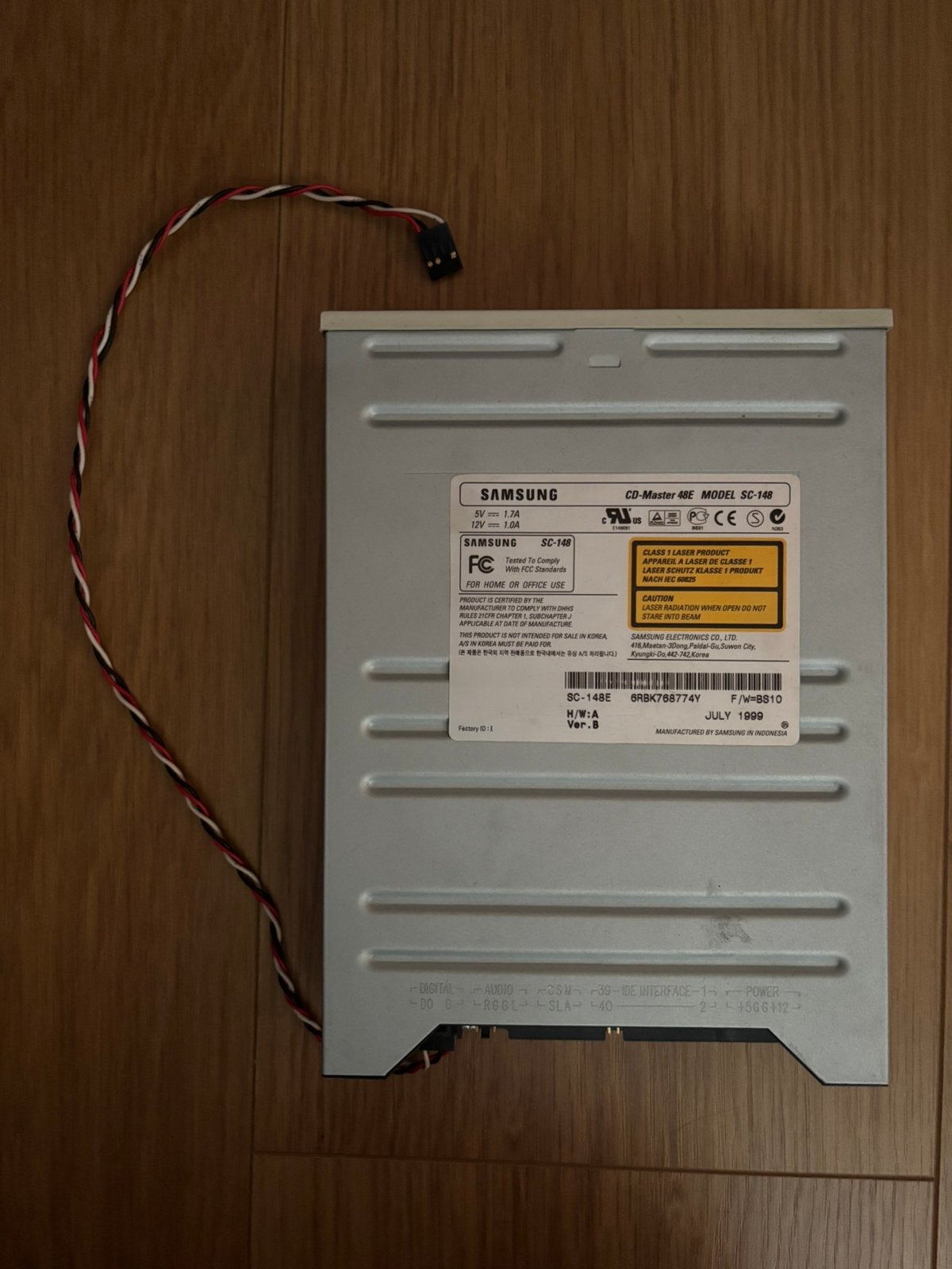 Samsung SC-148 “CD-Master 48E” - IDE CD Drive (48x Speed), Computers en Software, Optische drives, Intern, Gebruikt, Ophalen of Verzenden