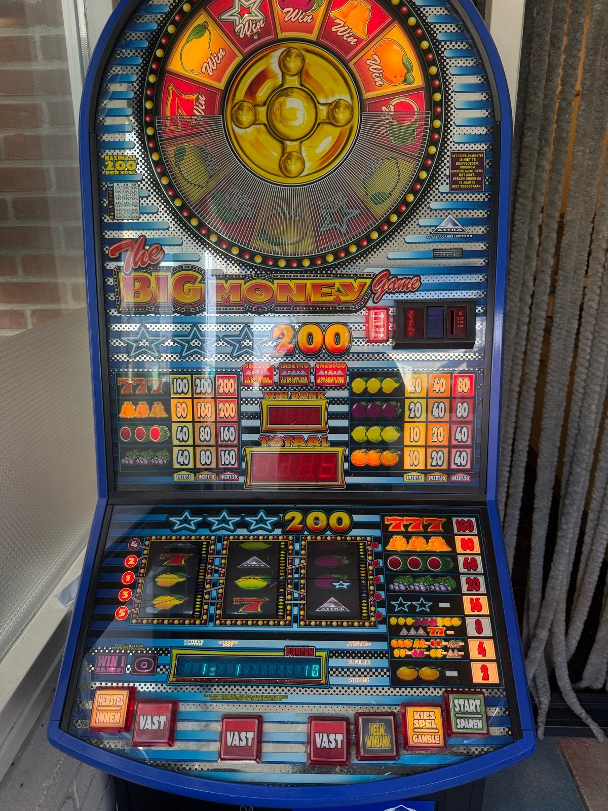 Astra The Big Money Game gokkast met sleutels, Verzamelen, Automaten | Gokkasten en Fruitautomaten, Euro, Ophalen, Gebruikt, Met sleutels