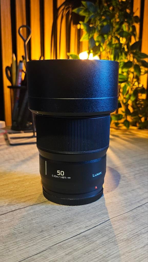 Lumix S 50mm f1.8 lens met Sigma WR protector en ND filters, Ophalen of Verzenden, Zo goed als nieuw, Standaardlens