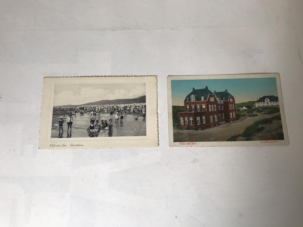 2 ansichtkaarten Wijk aan Zee., Ophalen of Verzenden, 1920 tot 1940, Noord-Holland