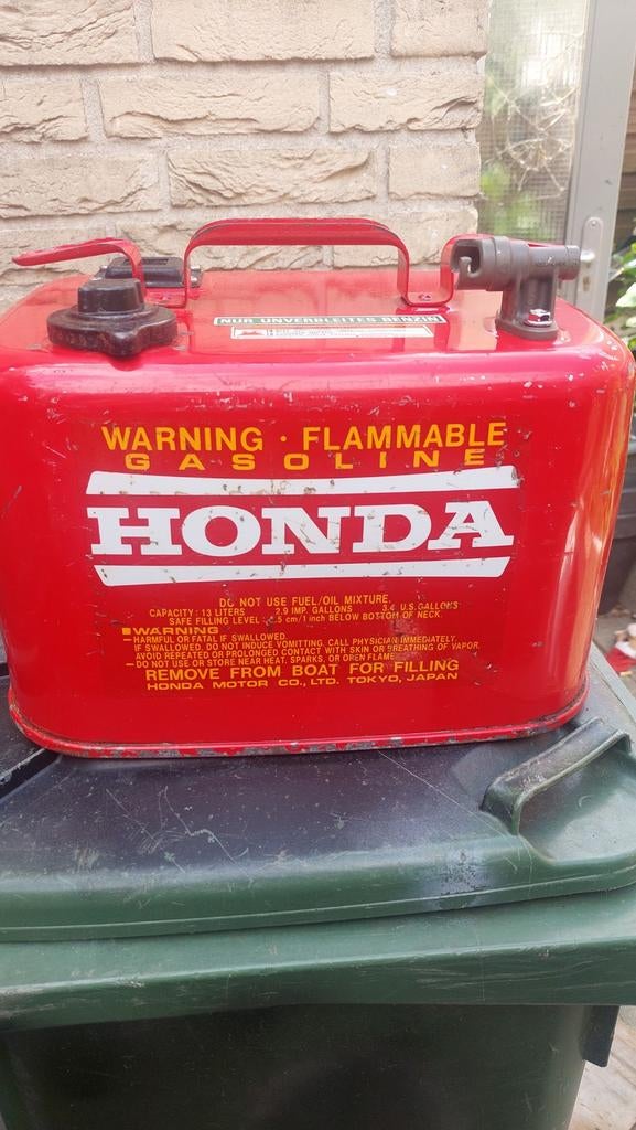 Vintage Honda Benzinetank - 13 Liter, Ophalen of Verzenden, Gebruikt, Motor en Techniek