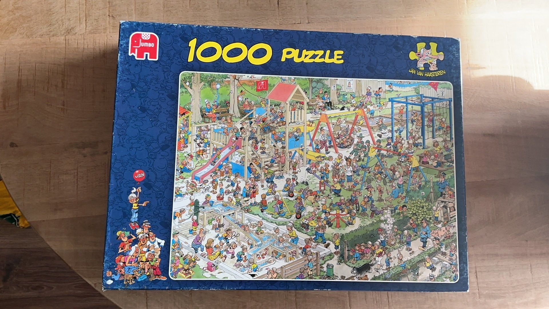 Jan van Haasteren puzzel 1000 st De speeltuin, Ophalen, 500 t/m 1500 stukjes, Gebruikt