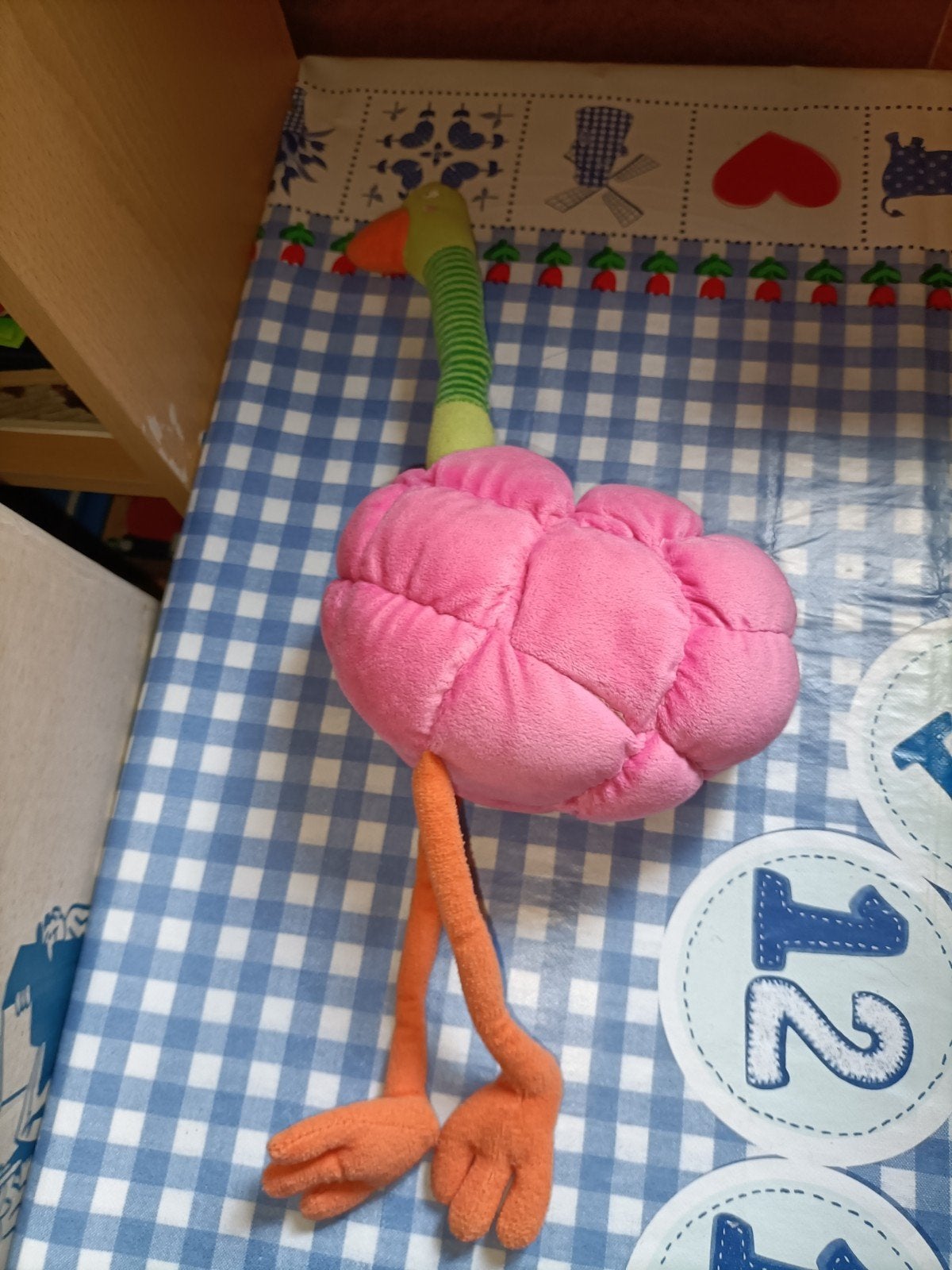 Ikea roze struisvogel Barnslig struts knuffel 44 cm groot, Ophalen of Verzenden, Zo goed als nieuw, Overige typen