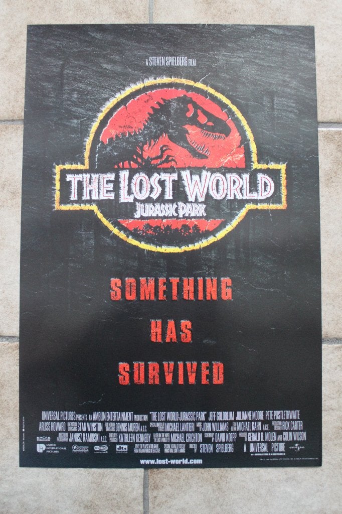 filmaffiche Jurassic Park: The Lost World filmposter, Verzamelen, Rechthoekig Staand, Ophalen of Verzenden, Zo goed als nieuw