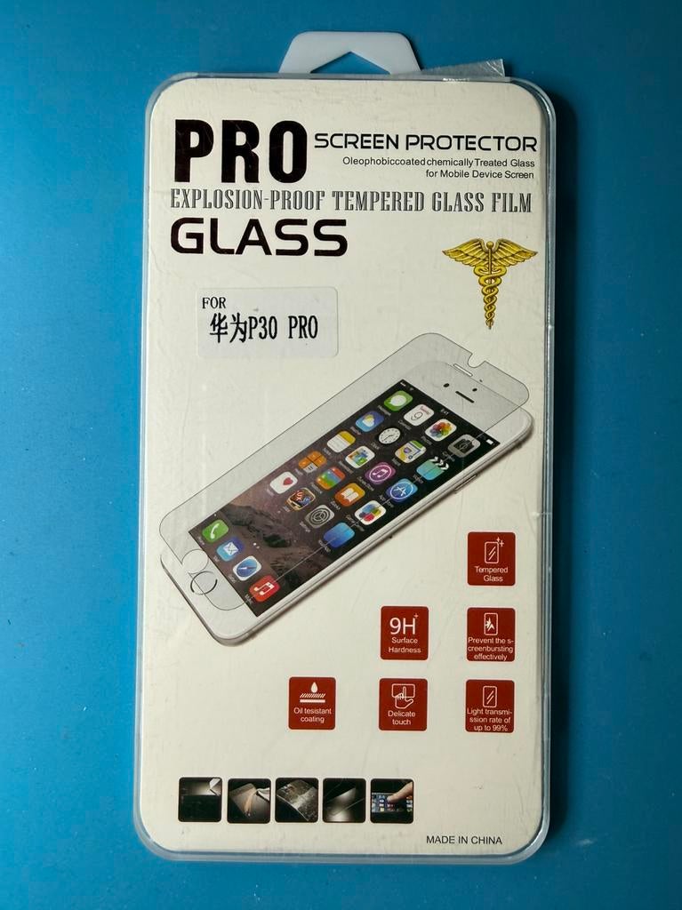 Protecor Tempered Glass Film voor Huawei P30 Pro, Telecommunicatie, Mobiele telefoons | Toebehoren en Onderdelen, Nieuw, Overige merken