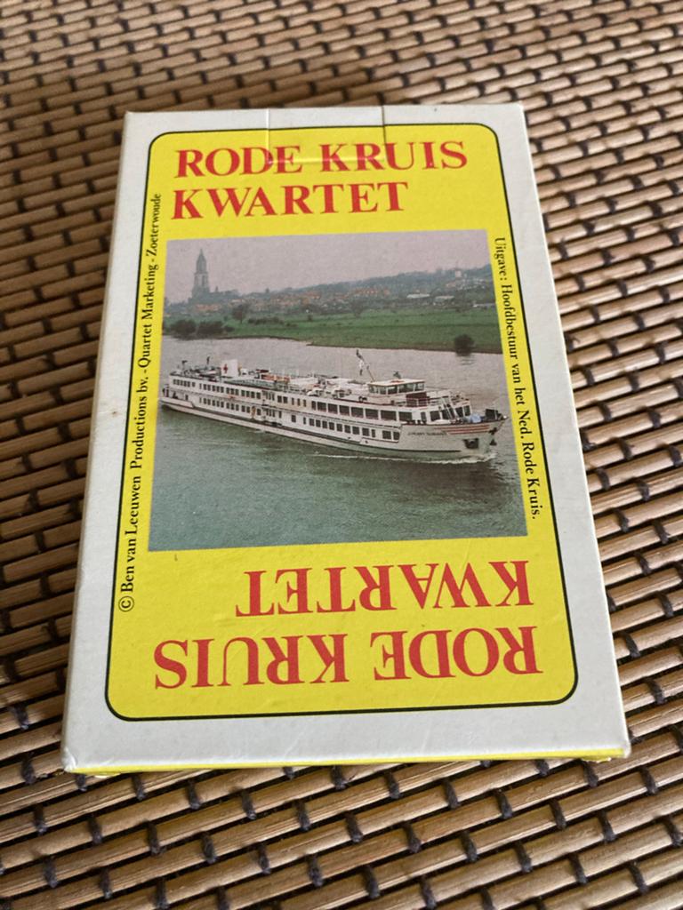 Rode Kruis kwartetspel, vintage., Drie of vier spelers, Ophalen of Verzenden, Gebruikt