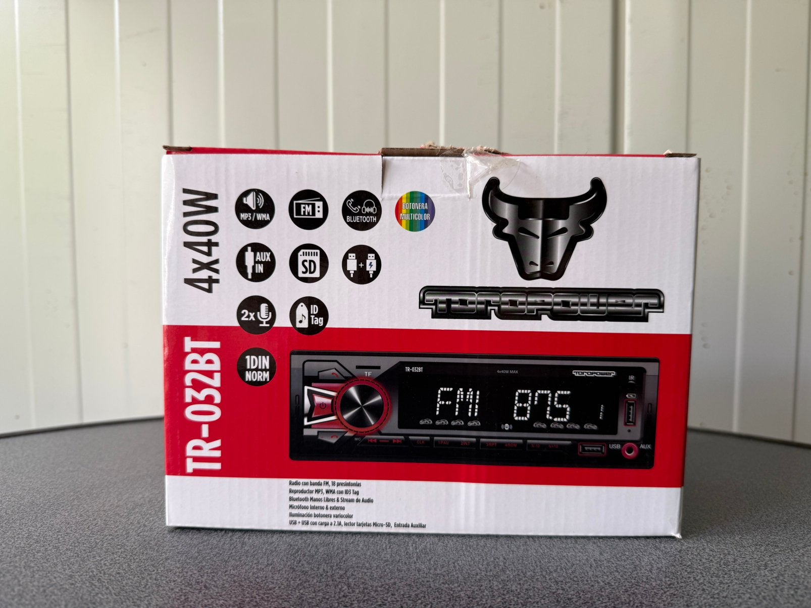 Toropower TR-032BT - Autoradio met Bluetooth - met usb, Ophalen of Verzenden, Zo goed als nieuw