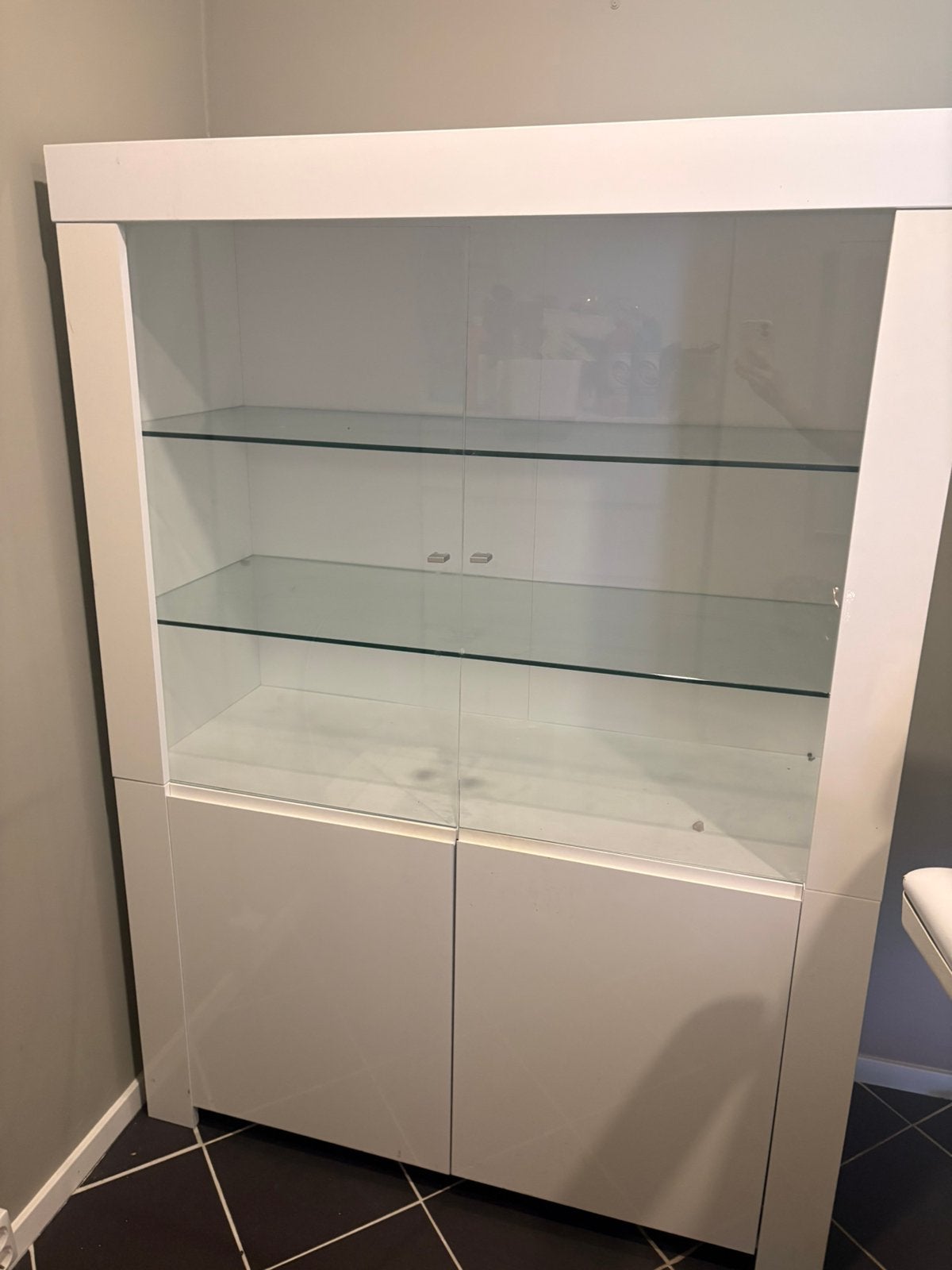 Vitrine kast, Zo goed als nieuw, 150 tot 200 cm, 25 tot 50 cm, 50 tot 100 cm