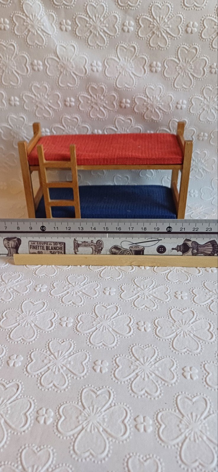 Retro stapelbed, Ophalen of Verzenden, Zo goed als nieuw, Poppenhuis