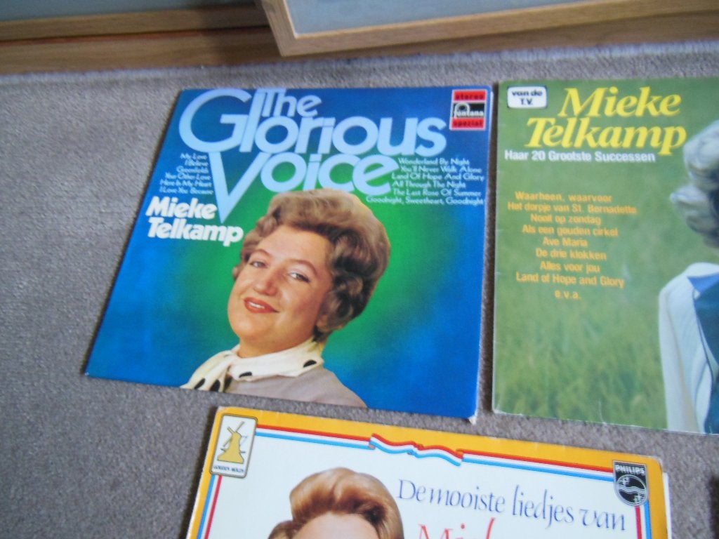 5 x MIEKE TELKAMP  -  LP -, LP, Gebruikt, Overige formaten, Levenslied of Smartlap