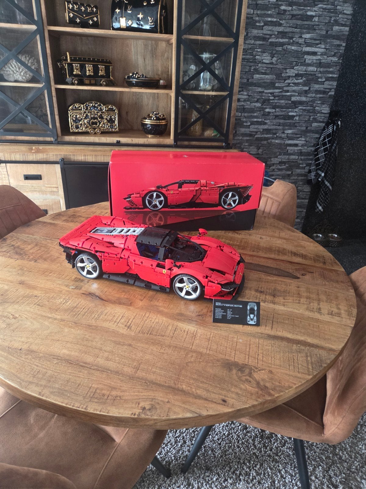 LEGO Technic Ferrari Daytona SP3 (42143) - Gesorteerd, Ophalen of Verzenden, Gebruikt