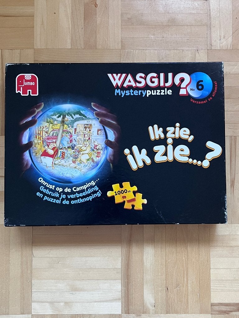 WASGIJ puzzel, Ophalen, 500 t/m 1500 stukjes, Zo goed als nieuw, Legpuzzel