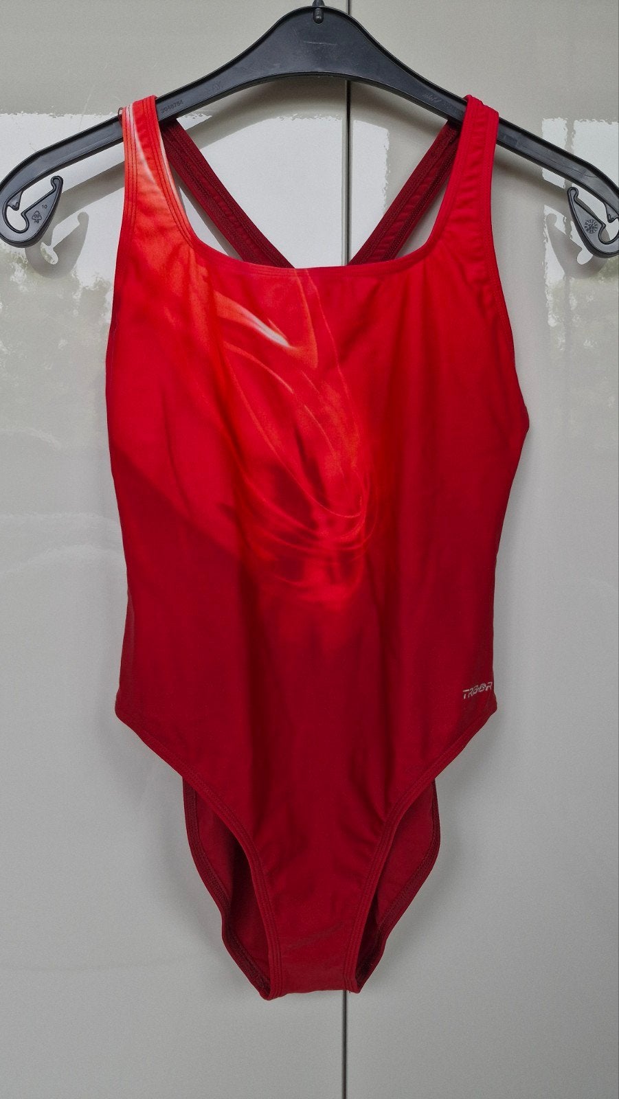 Decathlon Tribord rood badpak maat L, Decathlon Tribord, Badpak, Ophalen of Verzenden, Zo goed als nieuw