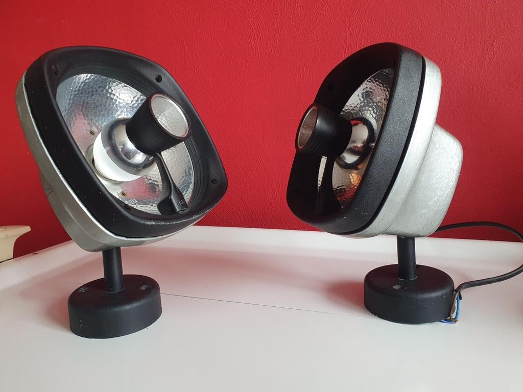Hoffmeister Wandlampen (2×), Huis en Inrichting, Lampen | Wandlampen, Gebruikt, Metaal, Ophalen