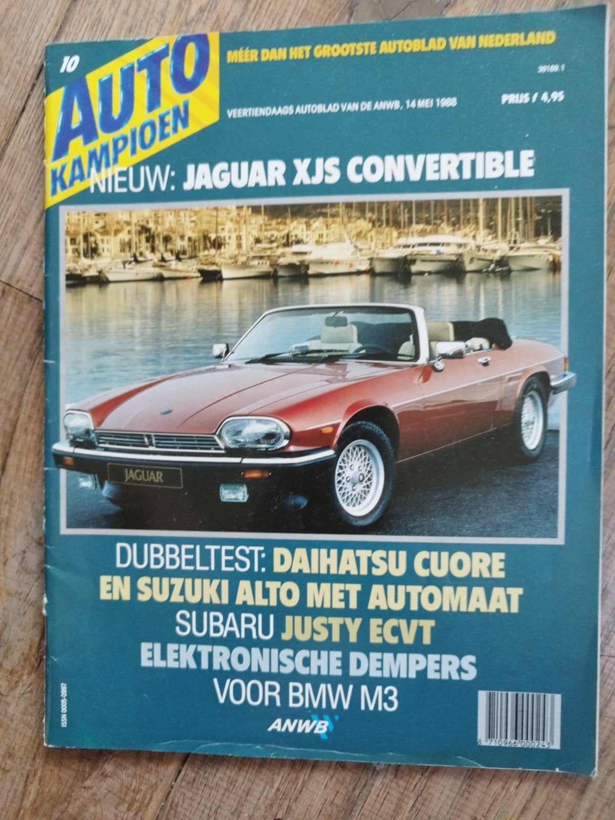 Auto Kampioen - Jaguar XJS Convertible - Mei 1988, Ophalen of Verzenden, Zo goed als nieuw, Sport en Vrije tijd