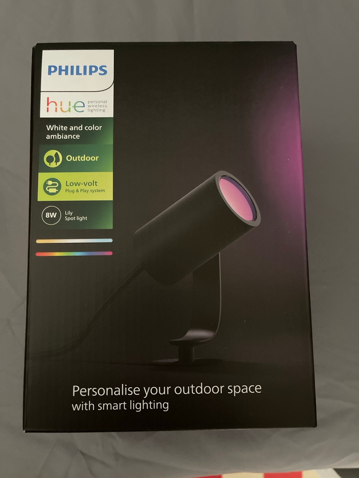 Philips Hue Lily Spot Light - Buiten Smart Verlichting, Ophalen, Overige materialen, Minder dan 50 watt, Nieuw