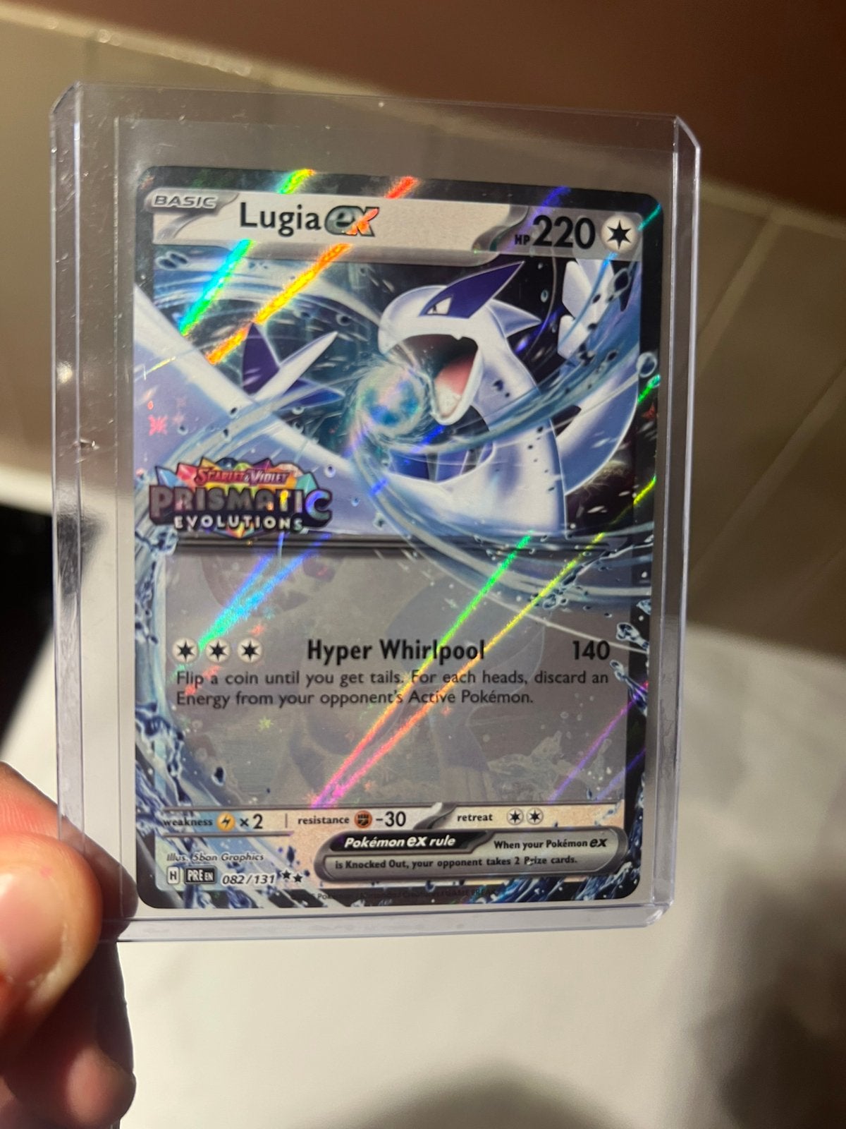 Pokemon kaart Lugia #082 promo, Ophalen of Verzenden, Zo goed als nieuw