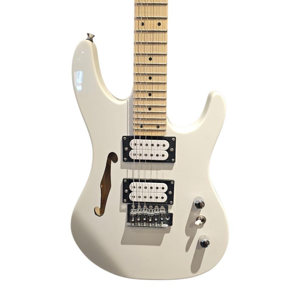 SX Thinline 8687 Electrische Gitaar White, Muziek en Instrumenten, Snaarinstrumenten | Gitaren | Elektrisch, Flex Ltd., Gebruikt