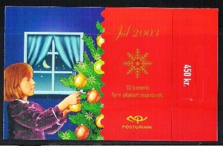 IJsland Mi nr 1049 10x in automaatboekje postfris Kerst, Verzenden, IJsland, Postfris