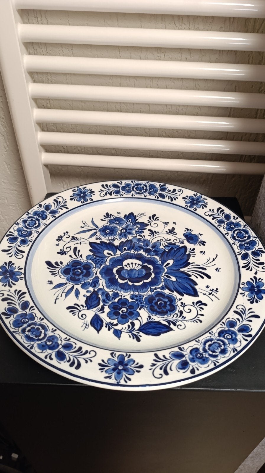 Grote Royal Delft Blauw Handwerk Wandbord - 36 cm, Ophalen of Verzenden