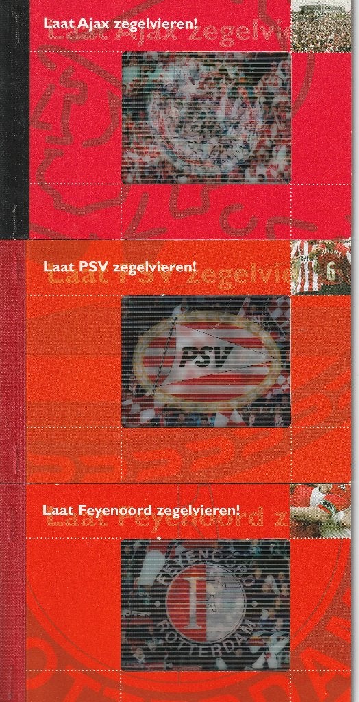 Ajax Feyenoord en Psv  boekjes, Ophalen of Verzenden, Na 1940, Postfris