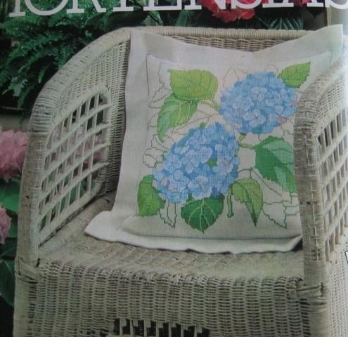 Borduurpatroon  Hortensia nr 1208 81, Verzenden, Nieuw, Handborduren, Patroon