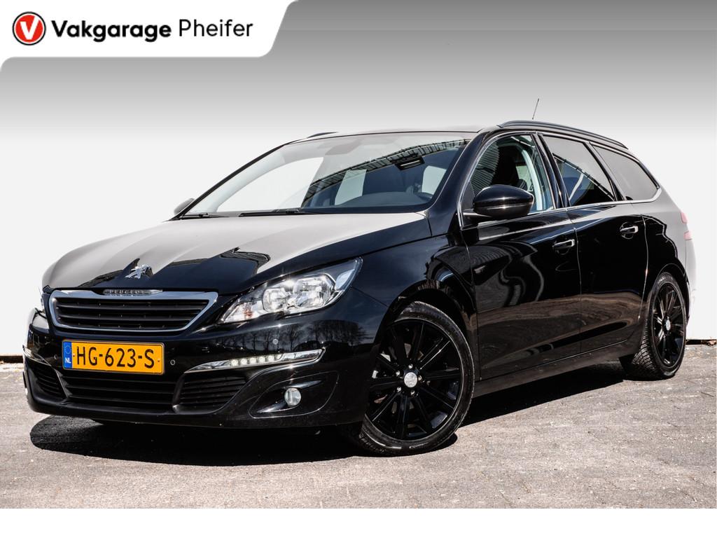 Peugeot 308 SW 1.6 BlueHDI Blue Lease Executive Trekhaak/ Pa, Voorwielaandrijving, Gebruikt, 4 cilinders, Zwart