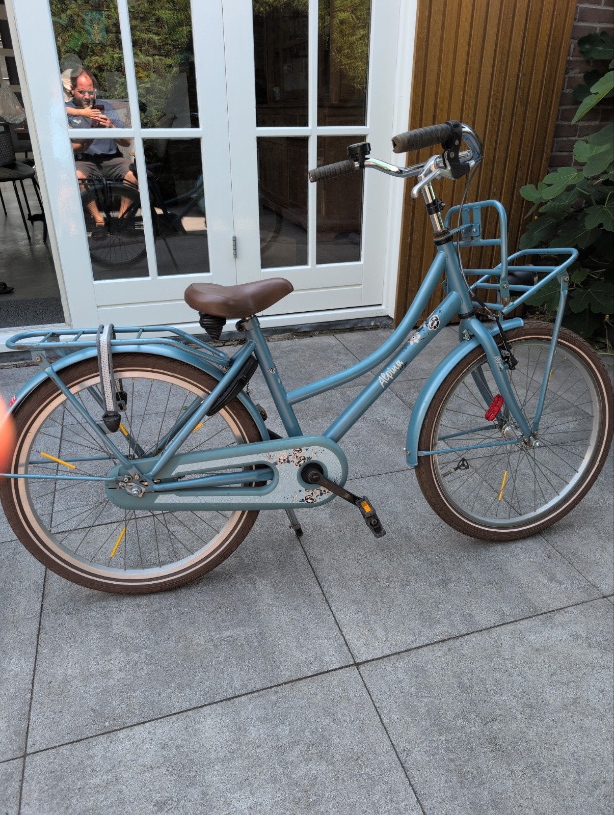 leuke kinder fiets Alpina, Fietsen en Brommers, Fietsen | Dames | Damesfietsen, Terugtraprem, Gebruikt, Minder dan 47 cm, Ophalen