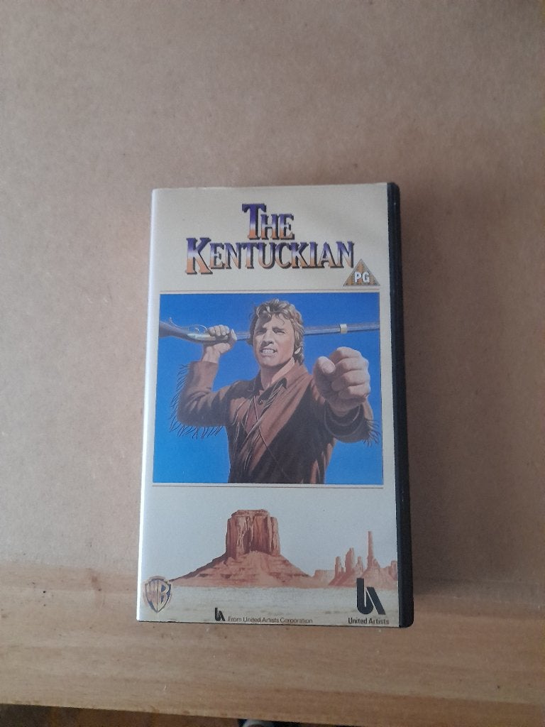 The Kentuckian VHS Burt Lancaster, Cd's en Dvd's, VHS | Film, Alle leeftijden, Ophalen of Verzenden, Zo goed als nieuw, Western