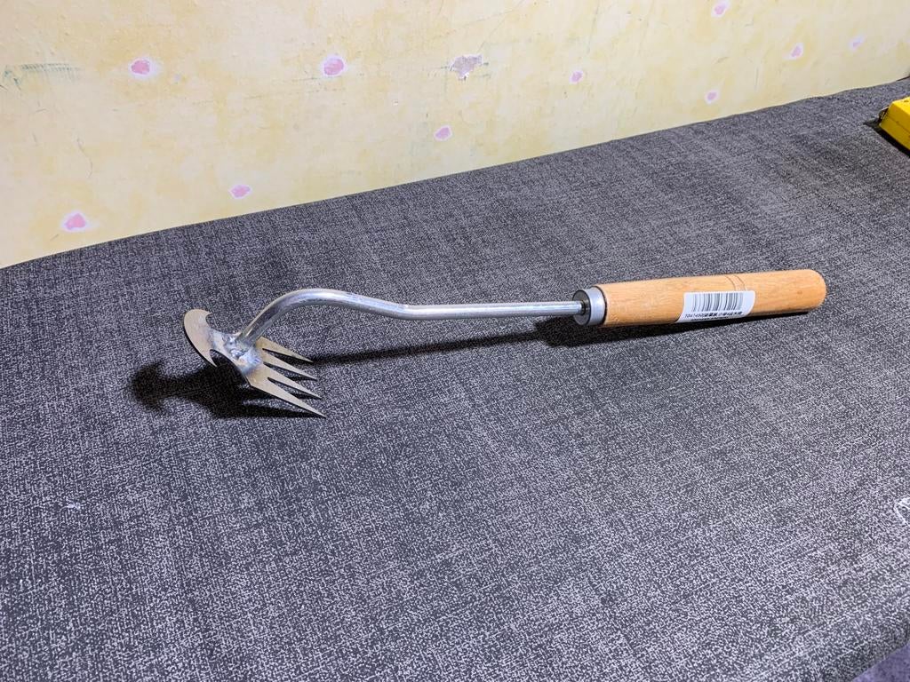 Nieuw tuin wied onkruid harkje ook ideaal voor houthachel, Ophalen of Verzenden, Nieuw, Onkruidsteker