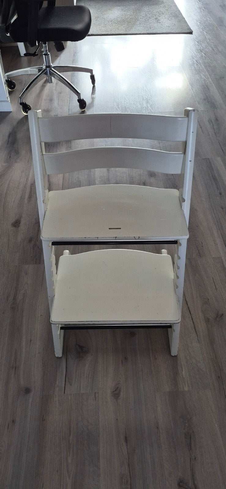 Stokke Tripp Trapp meegroeistoel - Wit, Kinderen en Baby's, Ophalen, Gebruikt