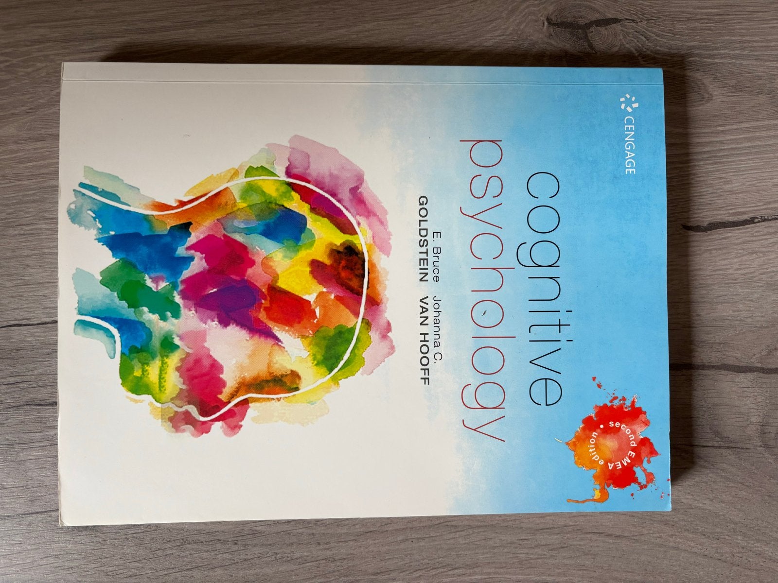 Cognitive Psychology - E. Bruce Goldstein - 2nd Edition, Ophalen of Verzenden, Gamma, Zo goed als nieuw, HBO