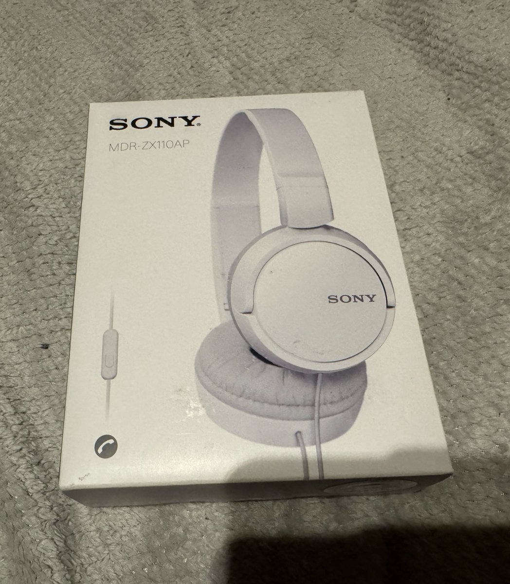 Sony MDR-ZX110AP Hoofdtelefoon - Wit, Audio, Tv en Foto, Koptelefoons, Nieuw, On-ear, Ophalen of Verzenden, Wit